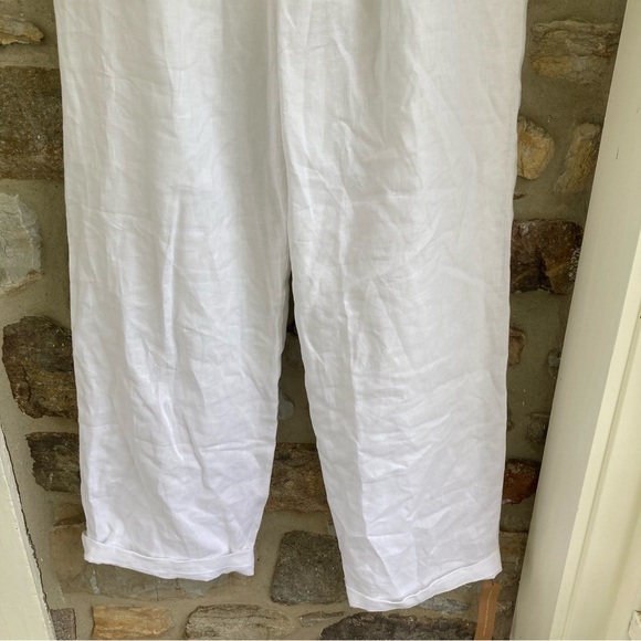 NWT Reformation Vesta Linen Pant In White Women’s 8 - Picture 8 of 16